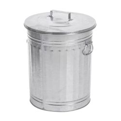 Trash can - verzinkt