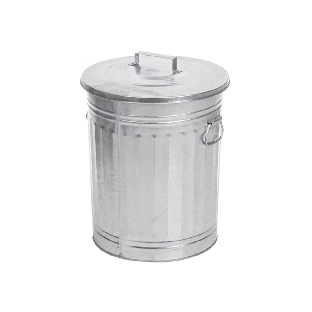 Trash can - verzinkt