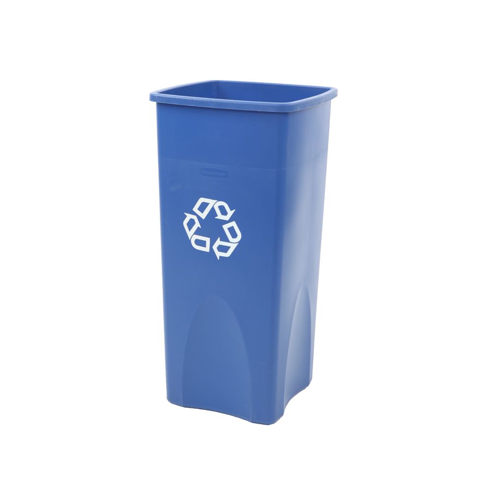 Rubbermaid Untouchable container - blauw, recyclingsymbool