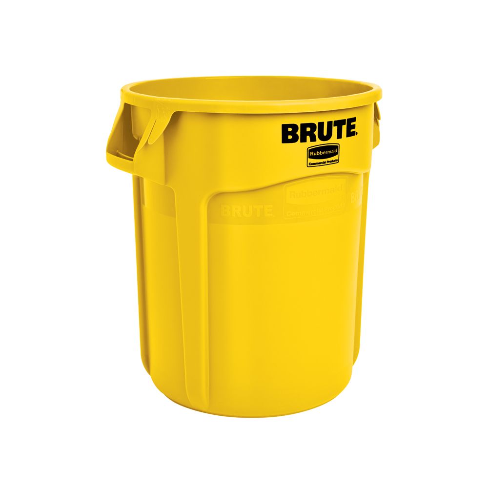 Rubbermaid Ronde Brute container 75,7 ltr - geel