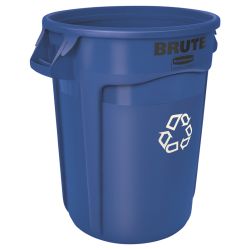 Rubbermaid Ronde Brute container 121,1 ltr - blauw