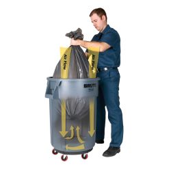 Rubbermaid Ronde Brute Utility container 166,5 ltr - grijs