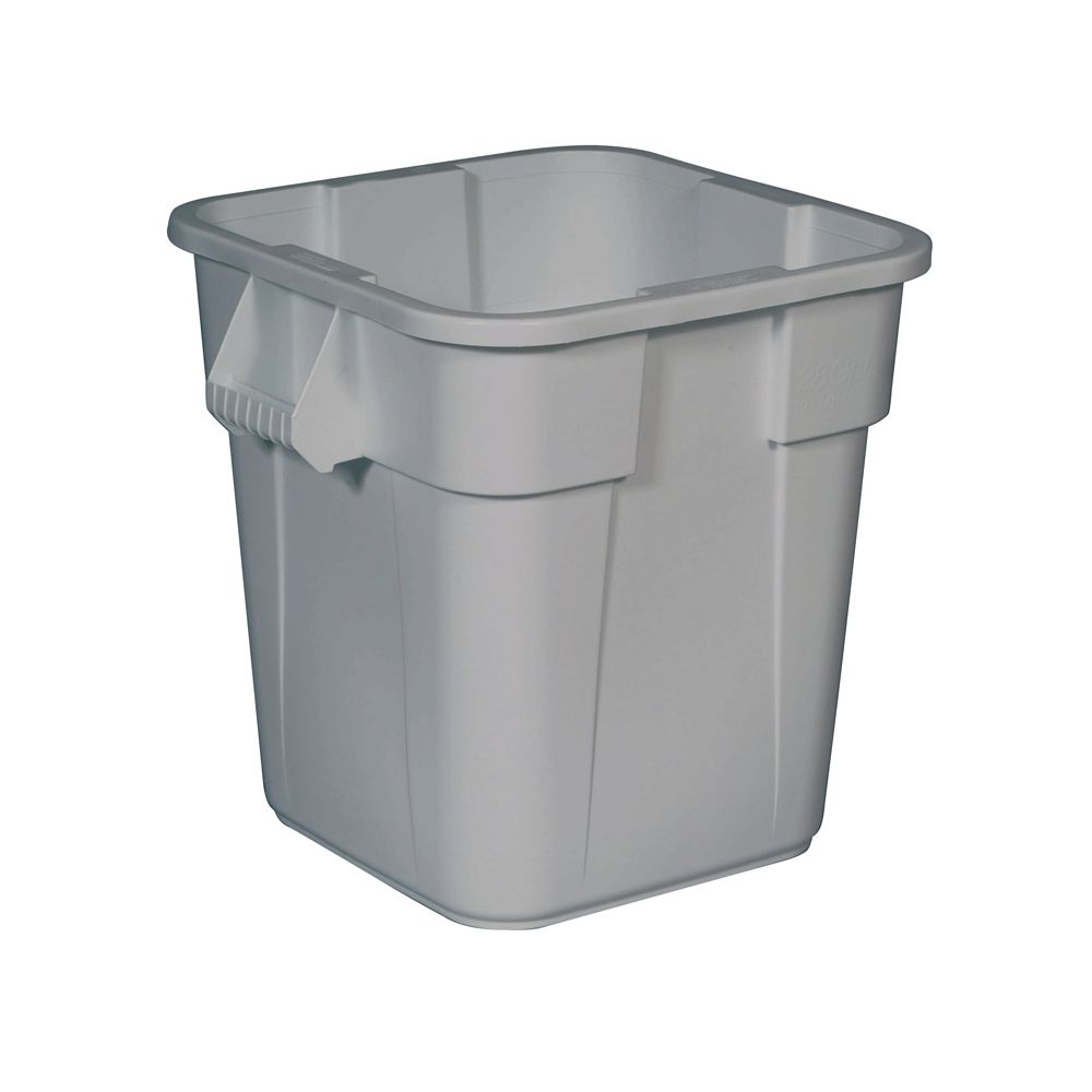 Rubbermaid Vierkante Brute container 106 ltr - grijs