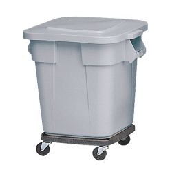 Rubbermaid Vierkante Brute container 106 ltr - grijs