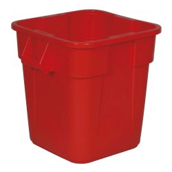 Rubbermaid Vierkante Brute container 106 ltr - rood