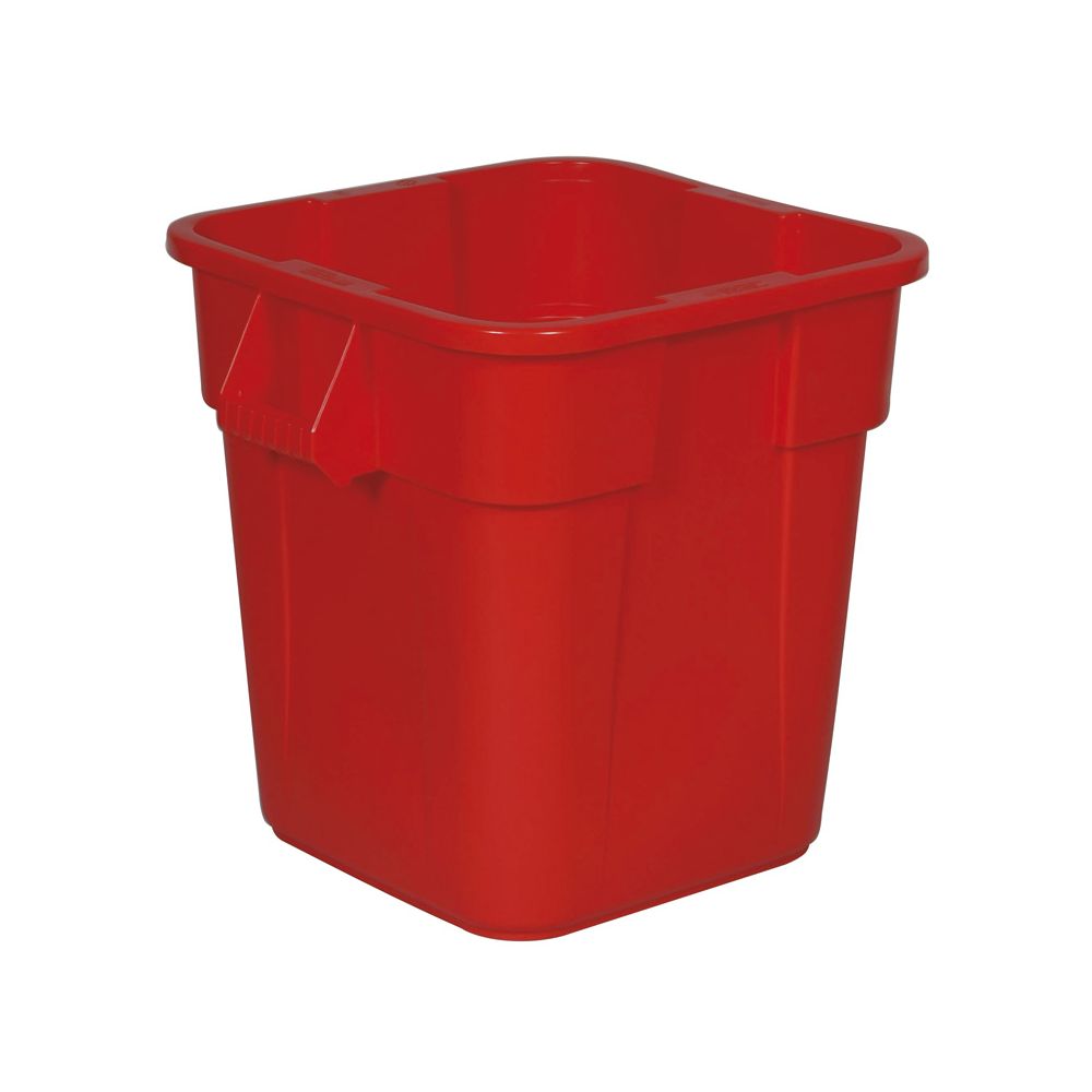 Rubbermaid Vierkante Brute container 106 ltr - rood