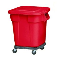 Rubbermaid Vierkante Brute container 106 ltr - rood