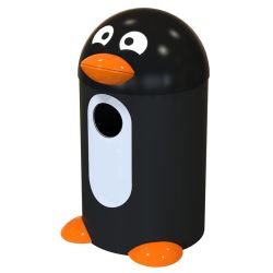 PenguinBuddy 55 ltr - zwart/wit/oranje