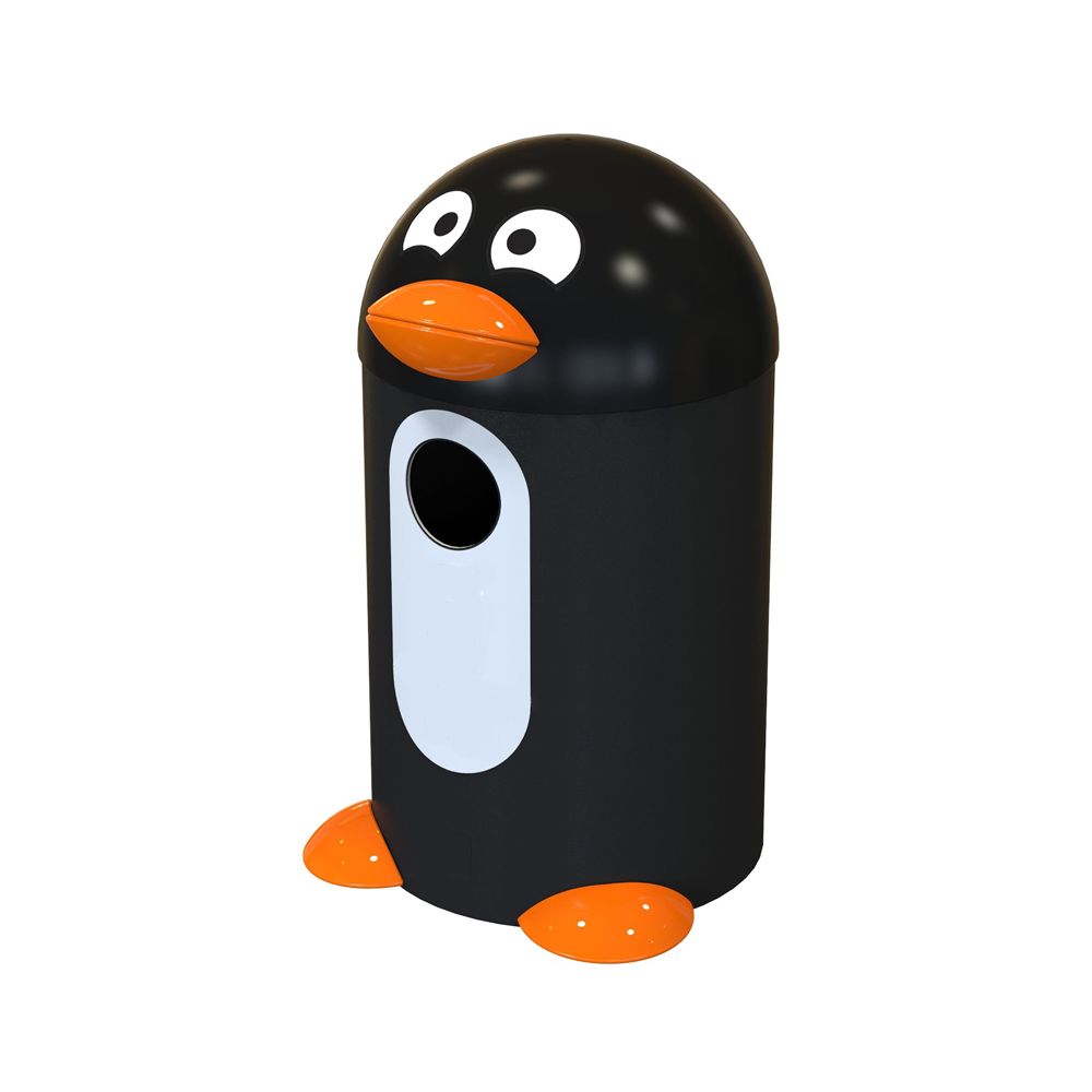 PenguinBuddy 55 ltr - zwart/wit/oranje