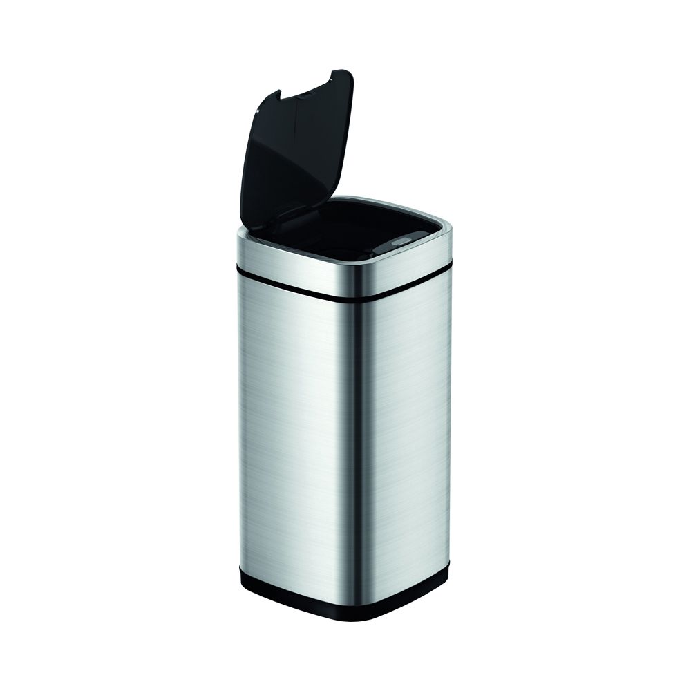 EKO Afvalbak touch deksel 50 ltr - mat RVS