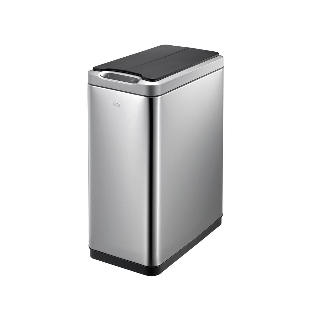 EKO Phantom Sensor Bin 20+20 ltr - mat RVS/zwart