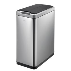 EKO Phantom Sensor Bin 45 ltr - mat RVS/zwart