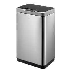 EKO Mirage Sensor Bin 30 ltr - mat RVS/zwart