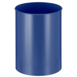 Ronde papierbak 30 ltr - blauw