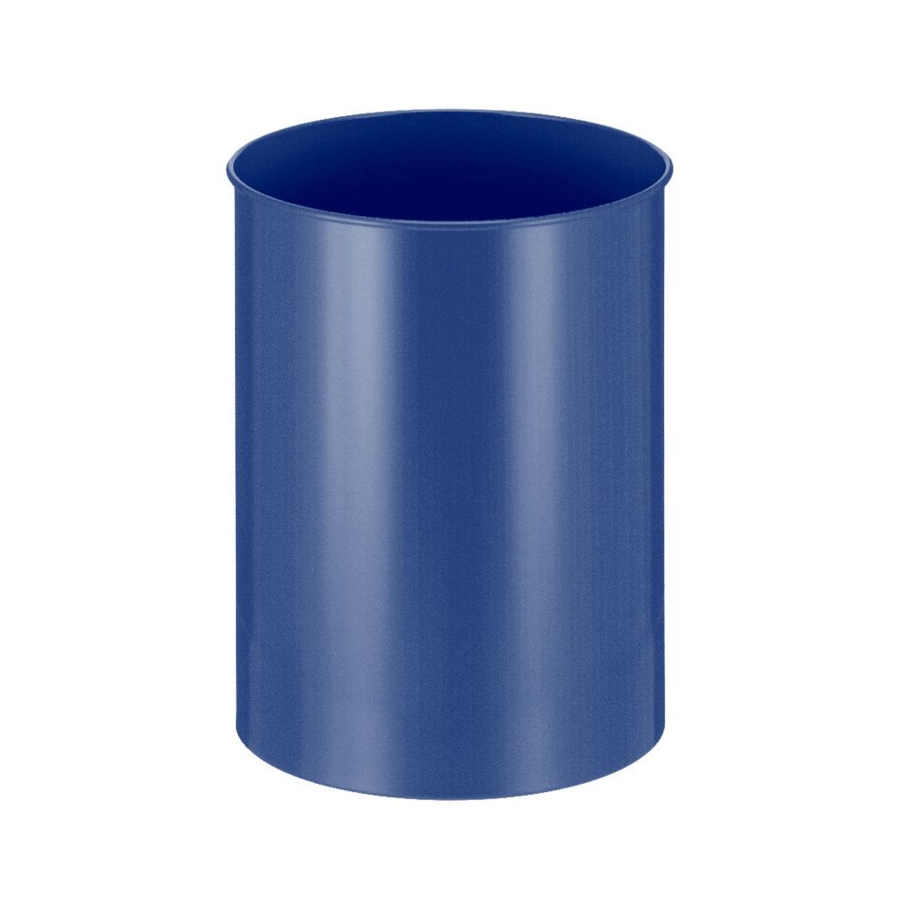 Ronde papierbak 30 ltr - blauw
