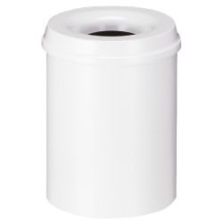 Vlamdovende papierbak 15 ltr - wit