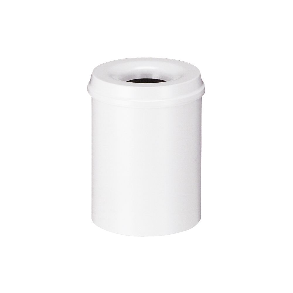 Vlamdovende papierbak 15 ltr - wit