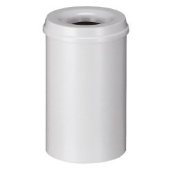 Vlamdovende papierbak 20 ltr - grijs