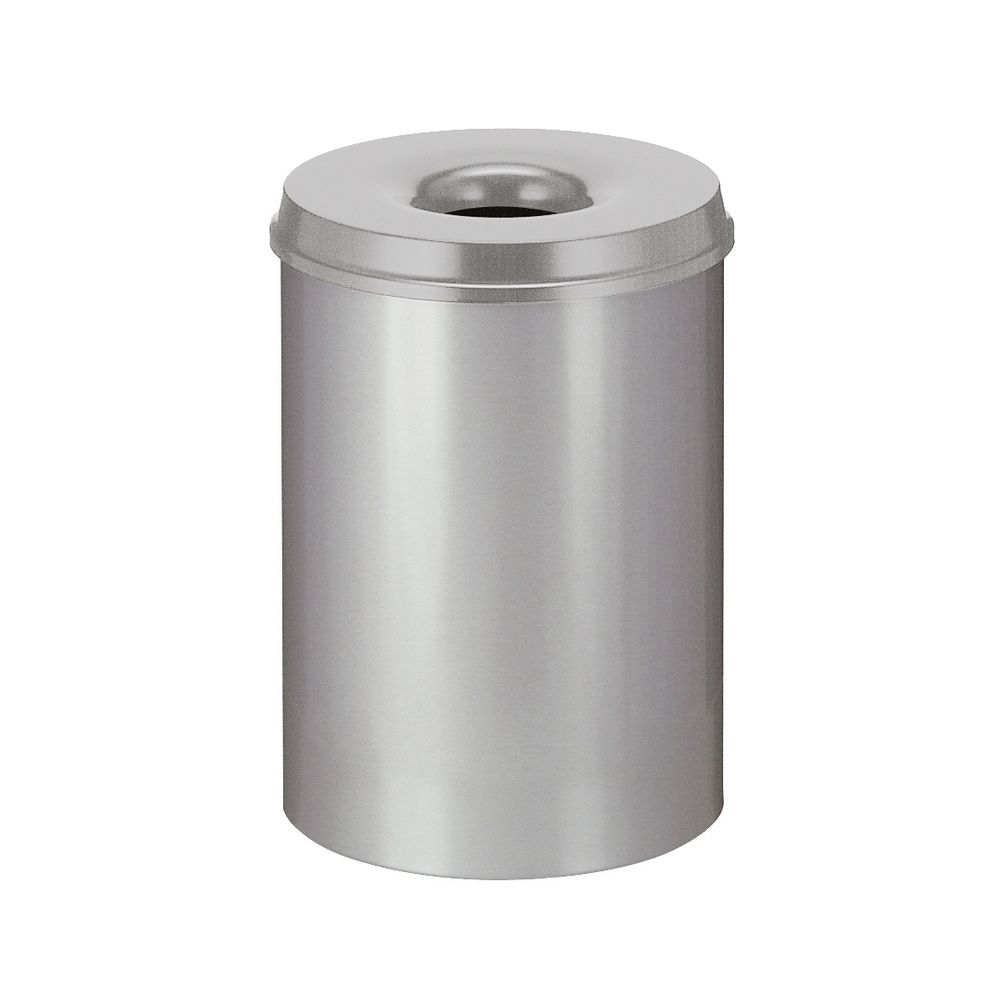 Vlamdovende papierbak 30 ltr - grijs