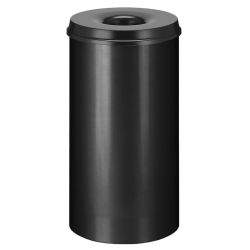 Vlamdovende papierbak 50 ltr - zwart