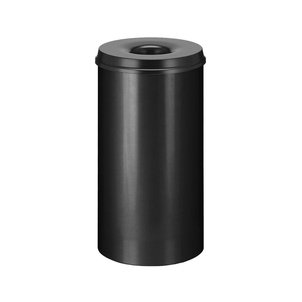 Vlamdovende papierbak 50 ltr - zwart