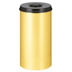 Vlamdovende papierbak 50 ltr - geel/zwart