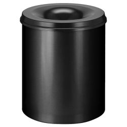 Vlamdovende papierbak 80 ltr - zwart