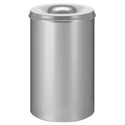 Vlamdovende papierbak 110 ltr - grijs