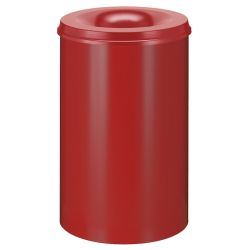 Vlamdovende papierbak 110 ltr - rood