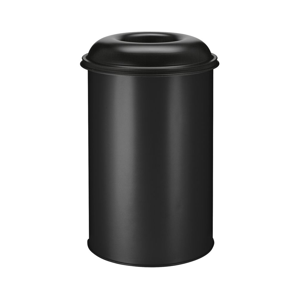 Vlamdovende papierbak 200 ltr - zwart