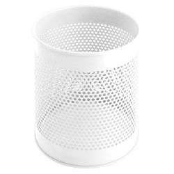Geperforeerde papierbak 15 ltr - wit