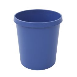 Ronde papierbak 18 ltr - blauw