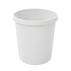 Ronde papierbak 18 ltr - grijs