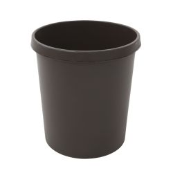 Ronde papierbak 18 ltr - bruin