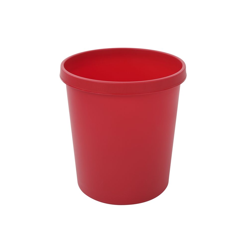 Ronde papierbak 18 ltr - rood