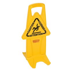 Rubbermaid Stabiel waarschuwingsbord - geel