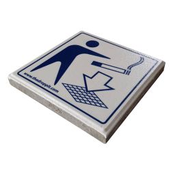 The DropPit The DropPit - Signaaltegel - wit/blauw