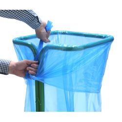 Zelfklemmende Zakhouder, 400 ltr - groen