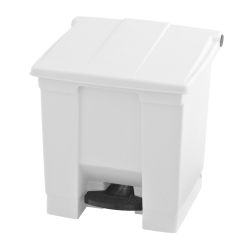 Rubbermaid Step-On container 30 ltr - wit