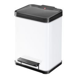 Hailo Öko Duo Plus 2 x 11 ltr - wit/zwart