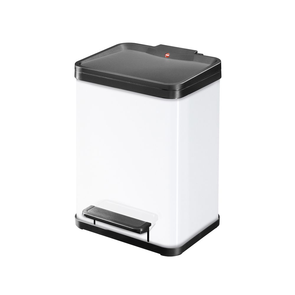 Hailo Öko Duo Plus 2 x 11 ltr - wit/zwart