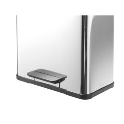 Hailo Öko Duo Plus 19 + 11 ltr - RVS/zwart
