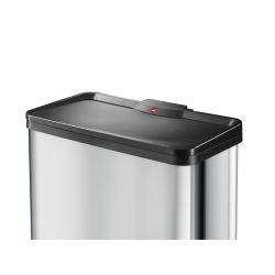 Hailo Öko Duo Plus 19 + 11 ltr - RVS/zwart