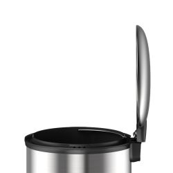 EKO Ellipse Step Bin 12 ltr - mat RVS