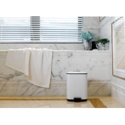 EKO Regent Step Bin 6 ltr - wit