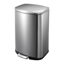 EKO Della Step Bin 50 ltr - mat RVS