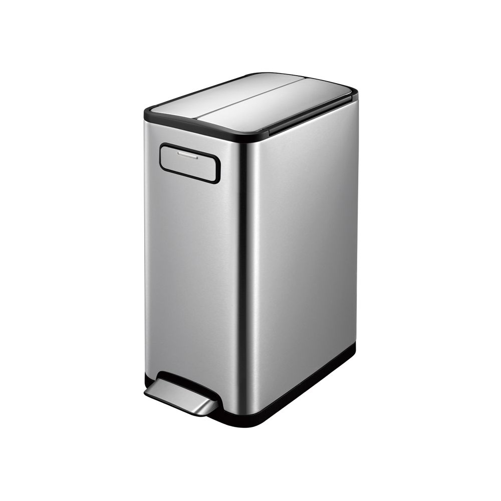 EKO Ecofly Step Bin 20+20 ltr - mat RVS