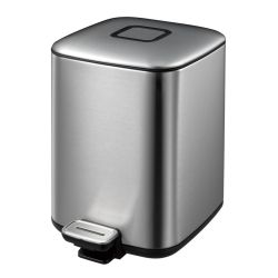 EKO Regent Step Bin 6 ltr - mat RVS