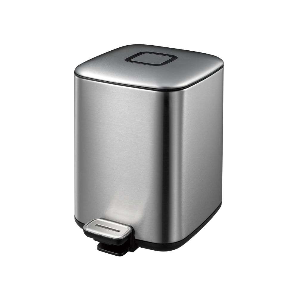 EKO Regent Step Bin 6 ltr - mat RVS