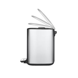 EKO Regent Step Bin 6 ltr - mat RVS